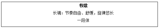 云南教师招聘-初中音乐《牧歌》说课稿